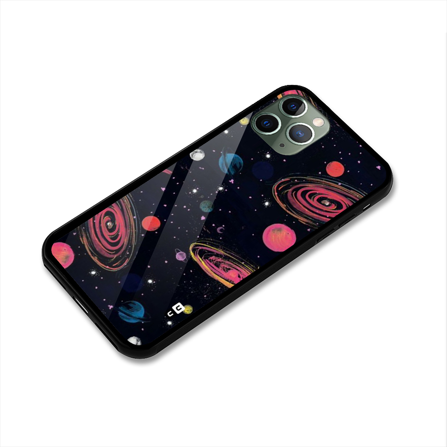 Galaxy Beauty Glass Back Case for iPhone 11 Pro