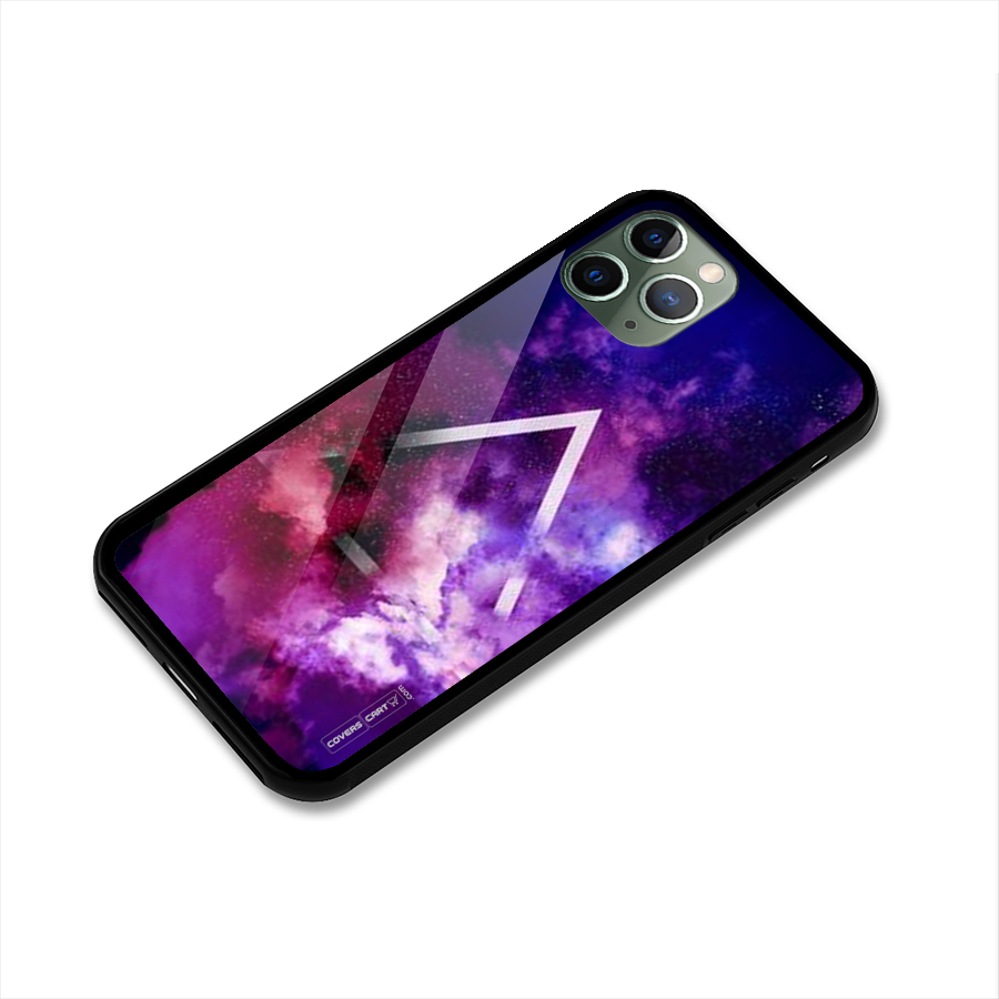 Galaxy Smoke Hues Glass Back Case for iPhone 11 Pro