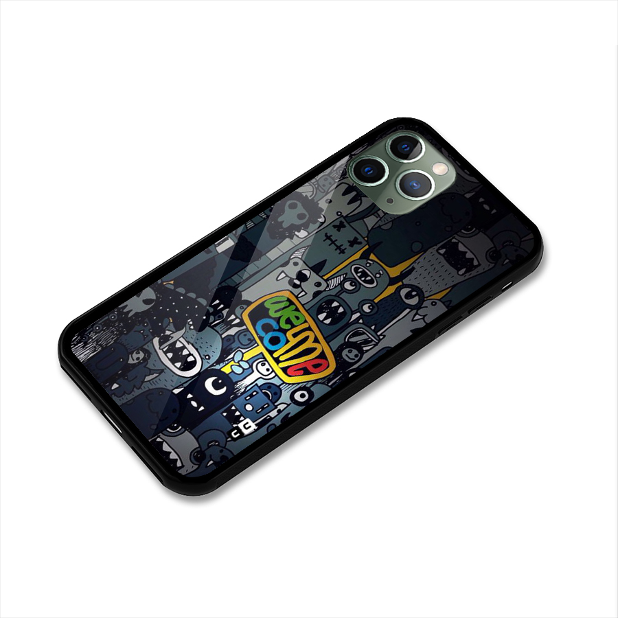 Ghost Welcome Glass Back Case for iPhone 11 Pro
