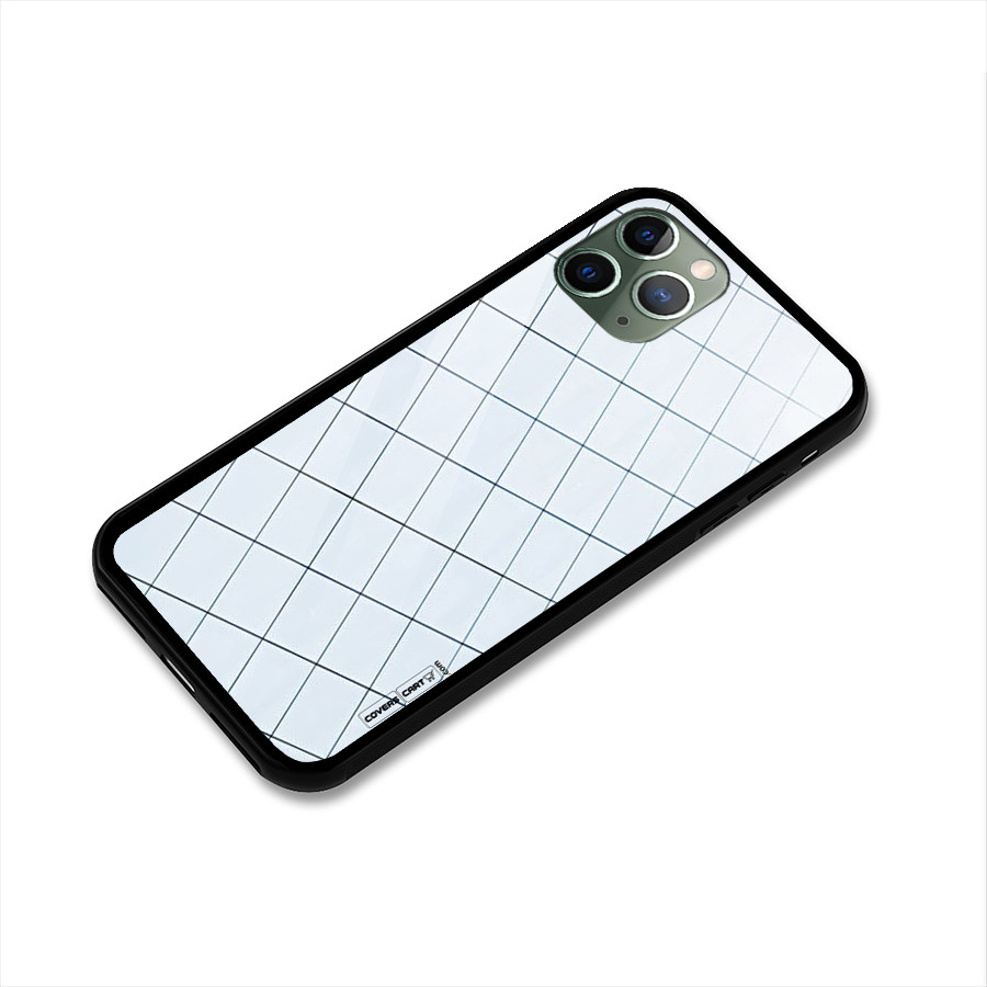 Glass Square Wall Glass Back Case for iPhone 11 Pro