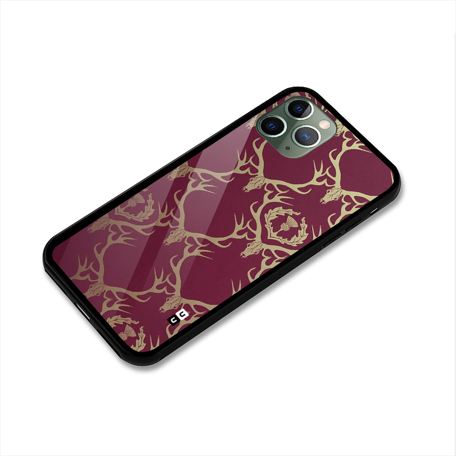 Golden Bull Design Glass Back Case for iPhone 11 Pro