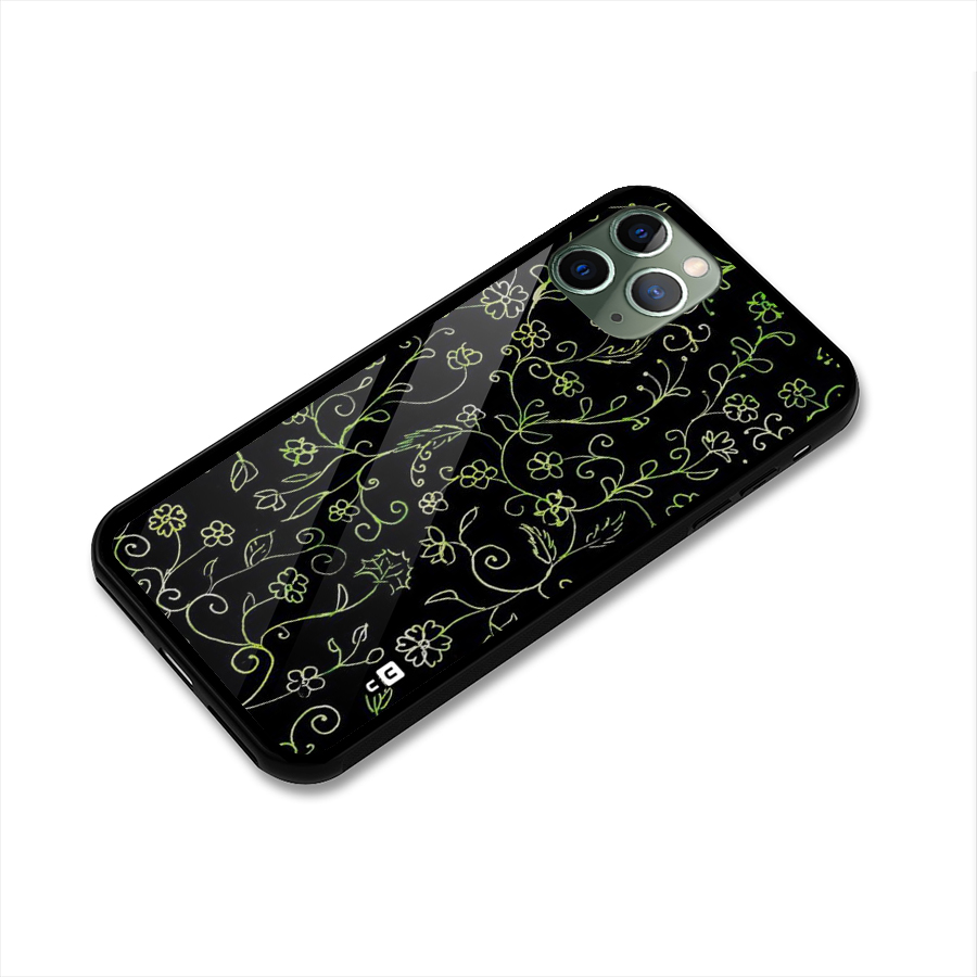 Green Leaves Glass Back Case for iPhone 11 Pro
