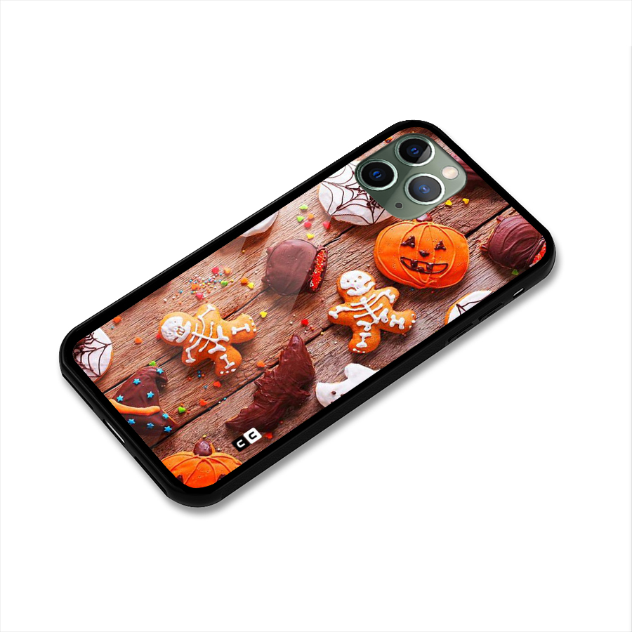 Halloween Chocolates Glass Back Case for iPhone 11 Pro
