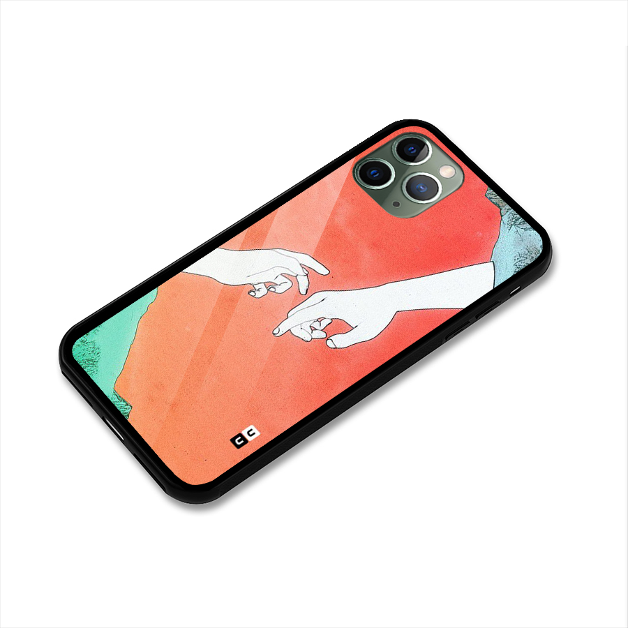 Hand Paint Drawing Glass Back Case for iPhone 11 Pro