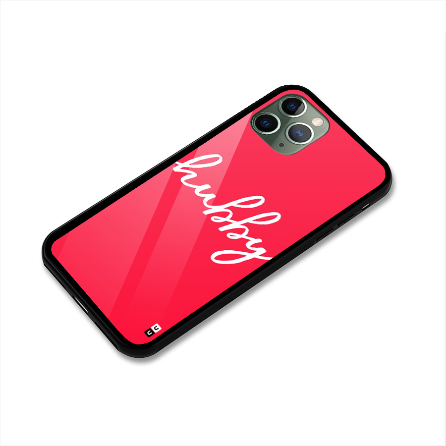 Hubby Glass Back Case for iPhone 11 Pro