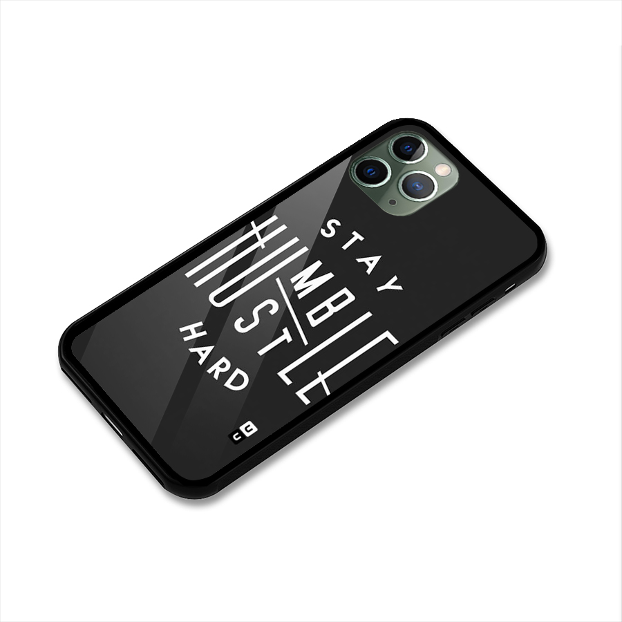 Hustle Hard Glass Back Case for iPhone 11 Pro