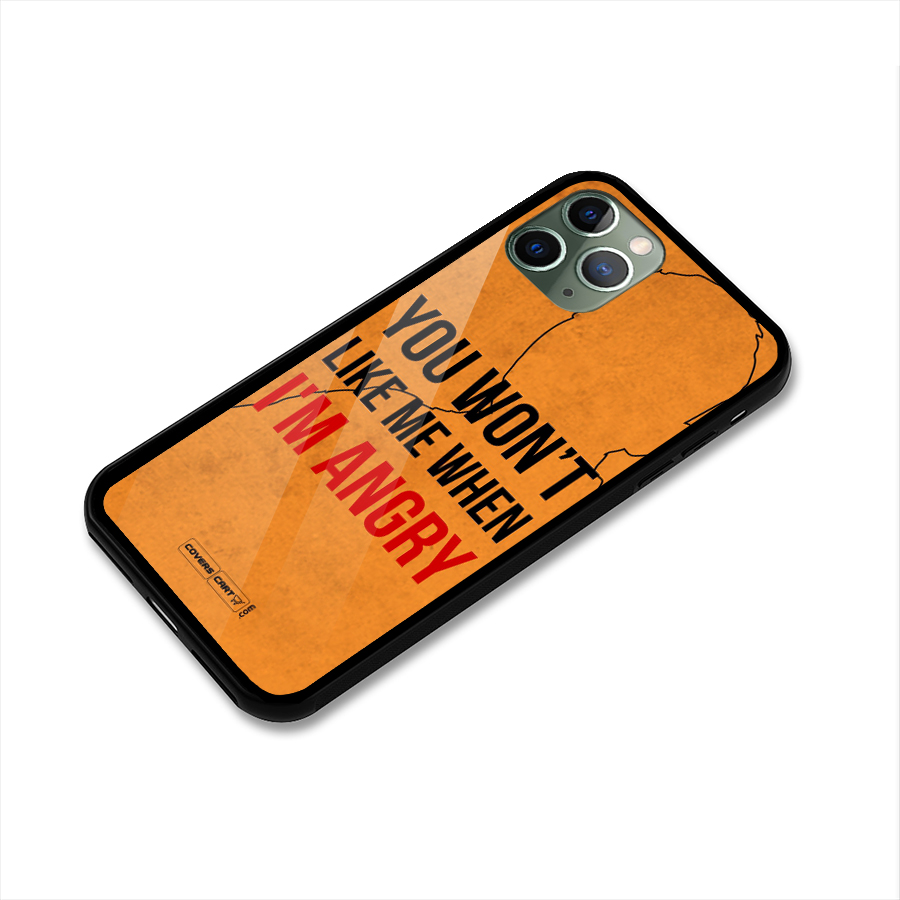 I m Angry Glass Back Case for iPhone 11 Pro