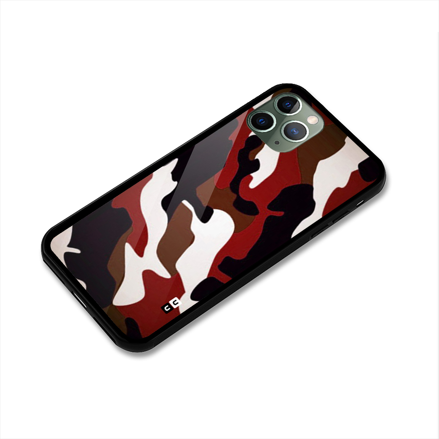 Leapord Pattern Glass Back Case for iPhone 11 Pro
