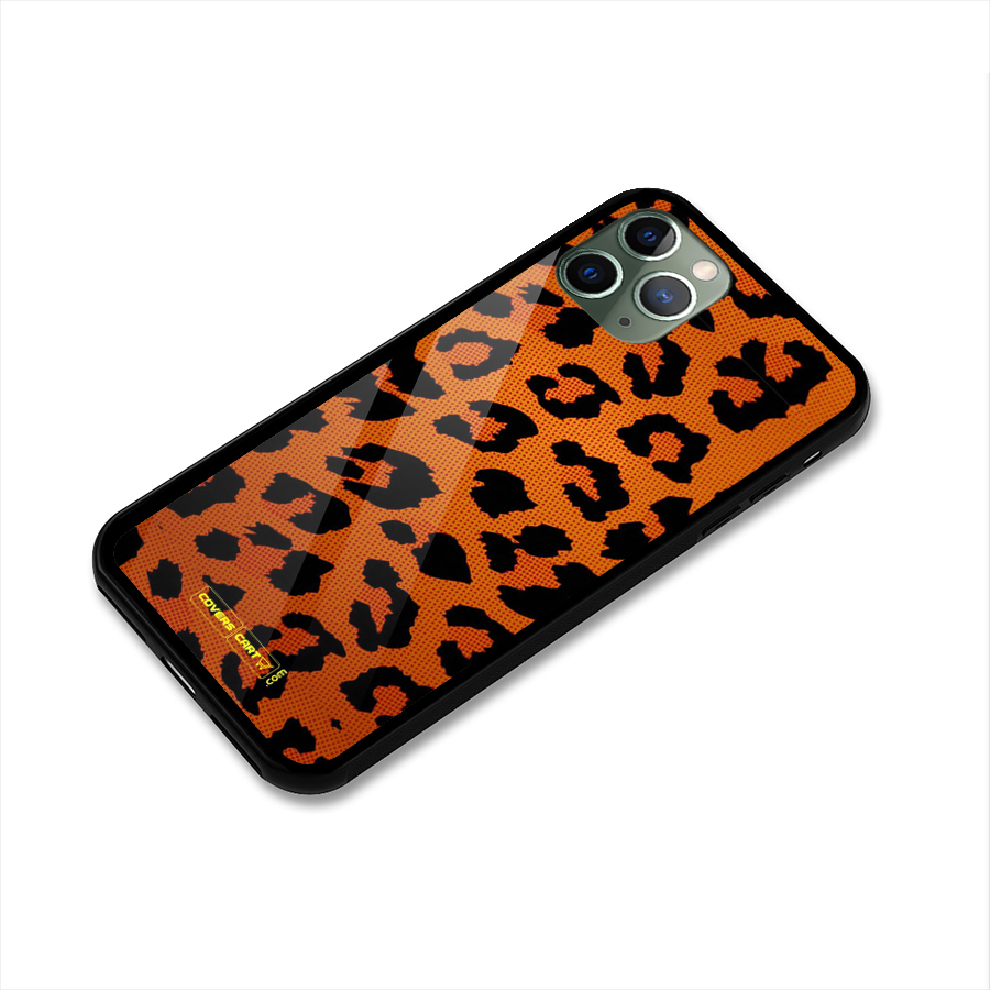 Leopard Glass Back Case for iPhone 11 Pro