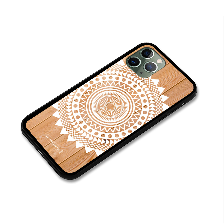 Mandala Design Glass Back Case for iPhone 11 Pro