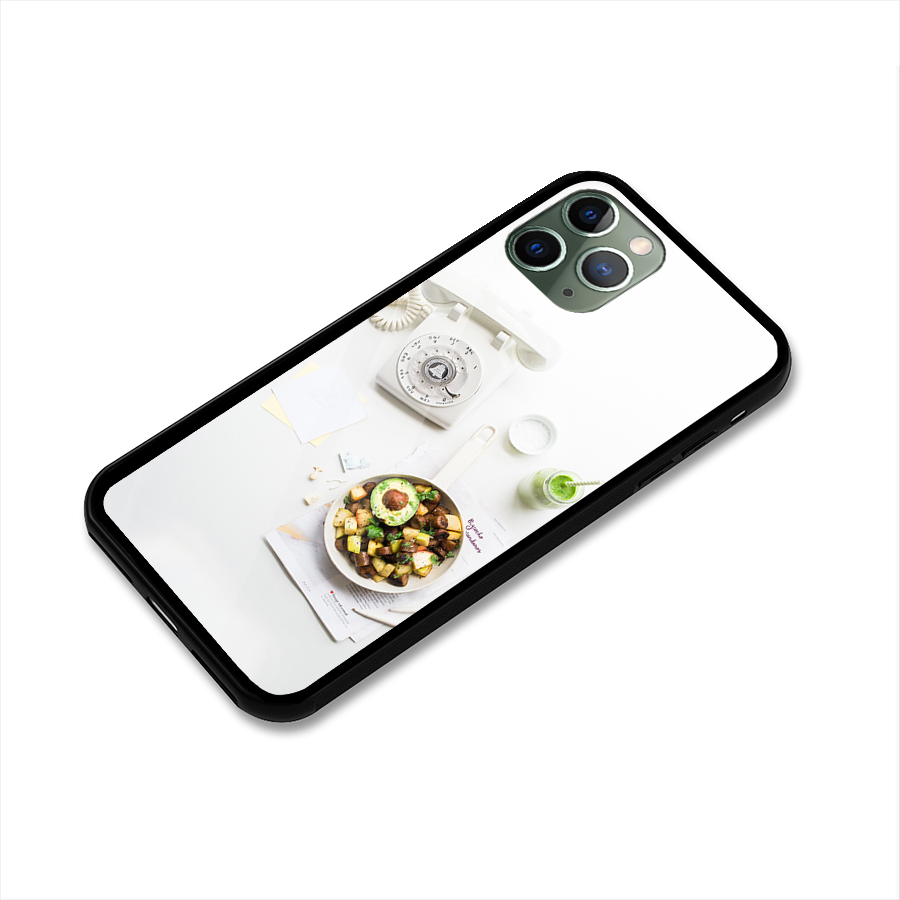 Morning Breakfast Glass Back Case for iPhone 11 Pro