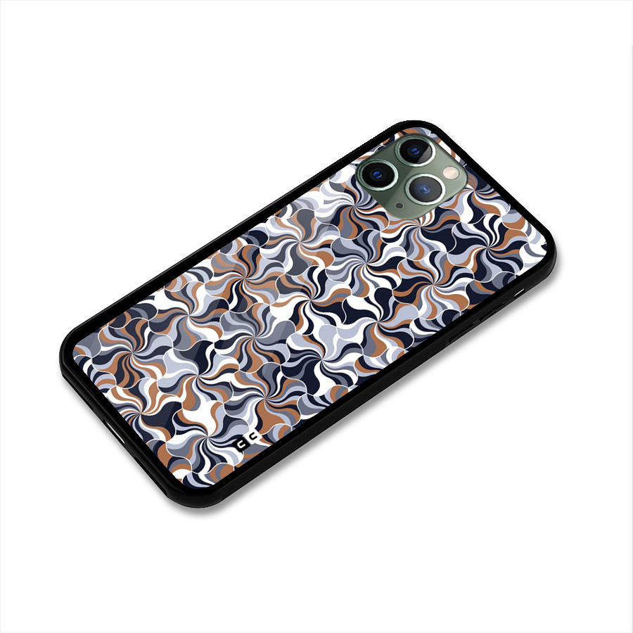 Multicolor Swirls Glass Back Case for iPhone 11 Pro