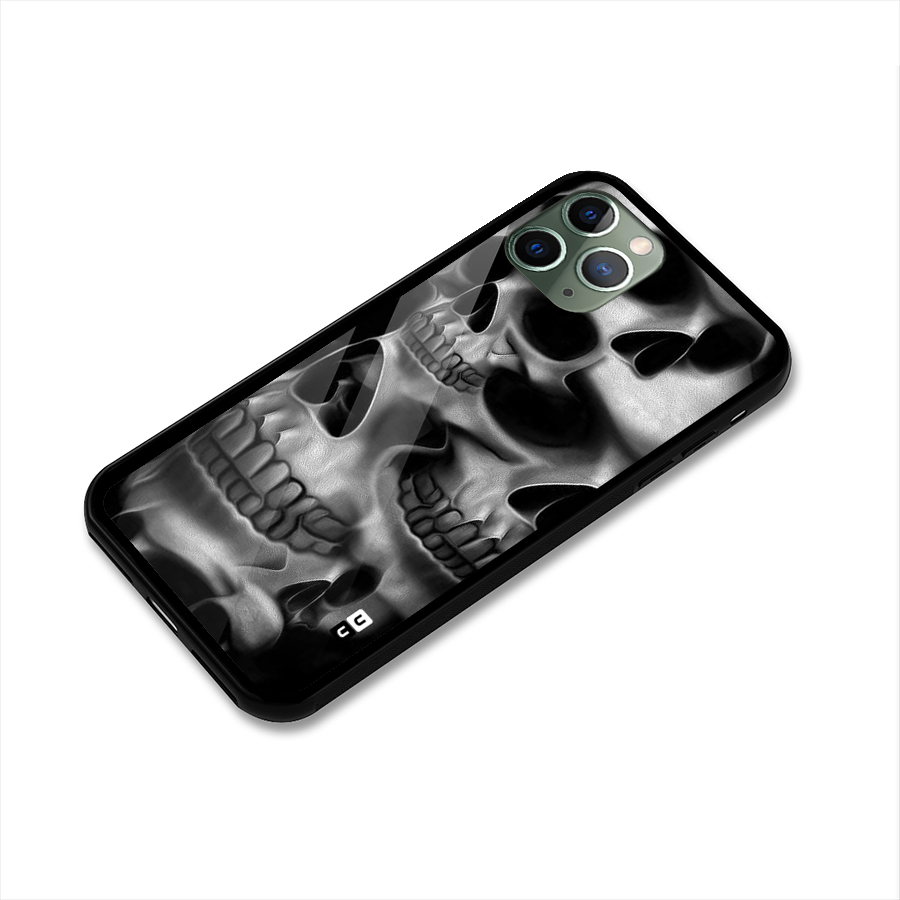 Multiple Skulls Glass Back Case for iPhone 11 Pro