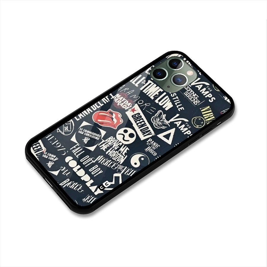Music My Paradise Glass Back Case for iPhone 11 Pro