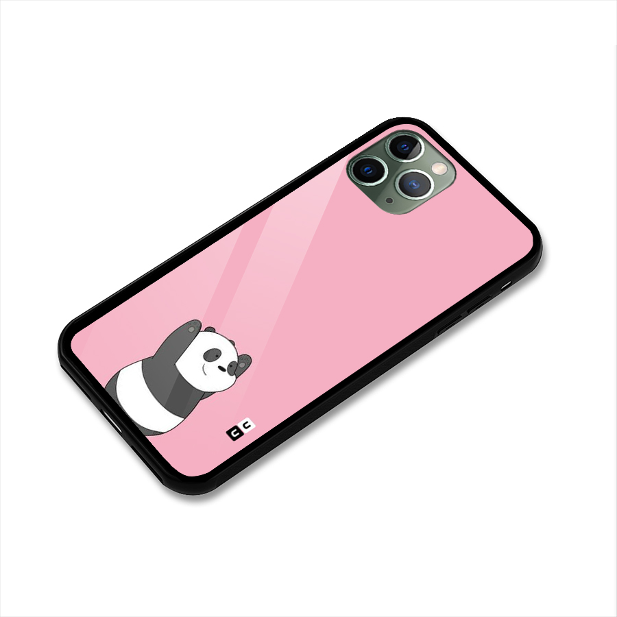 Panda Handsup Glass Back Case for iPhone 11 Pro