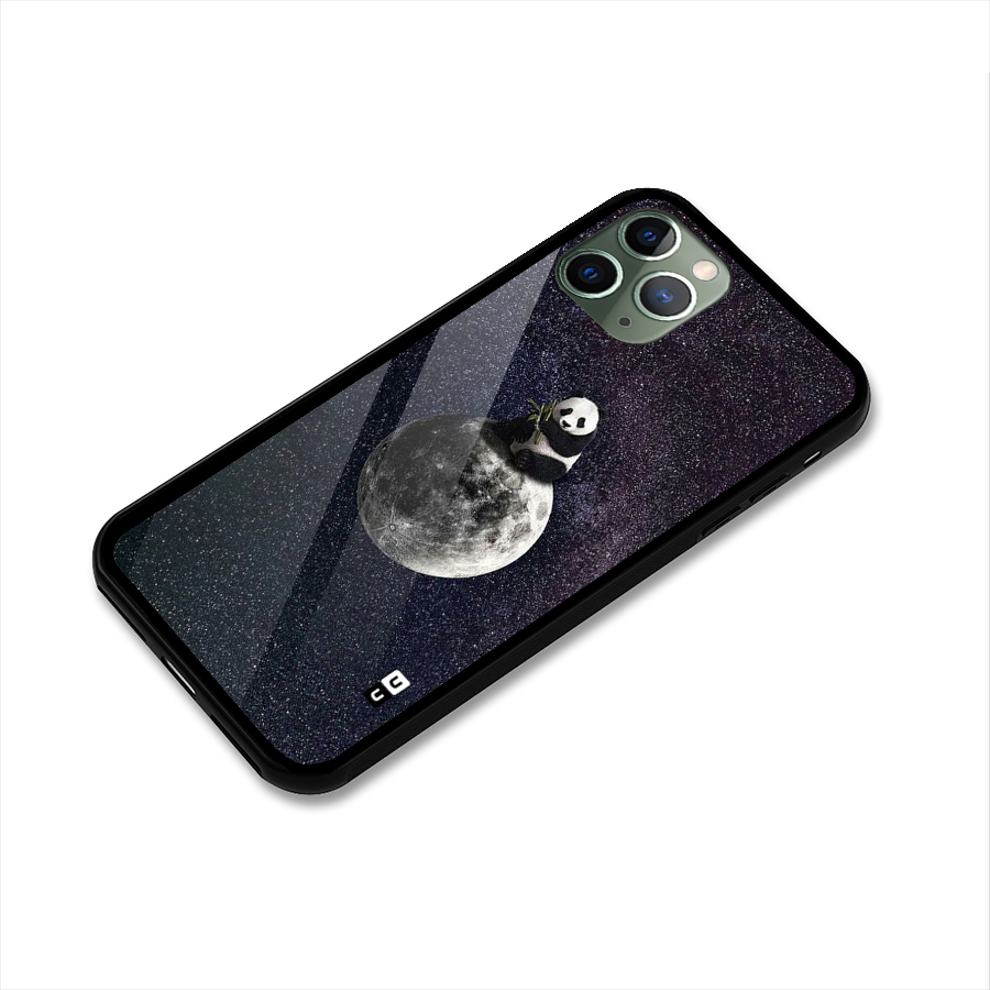 Panda Space Glass Back Case for iPhone 11 Pro