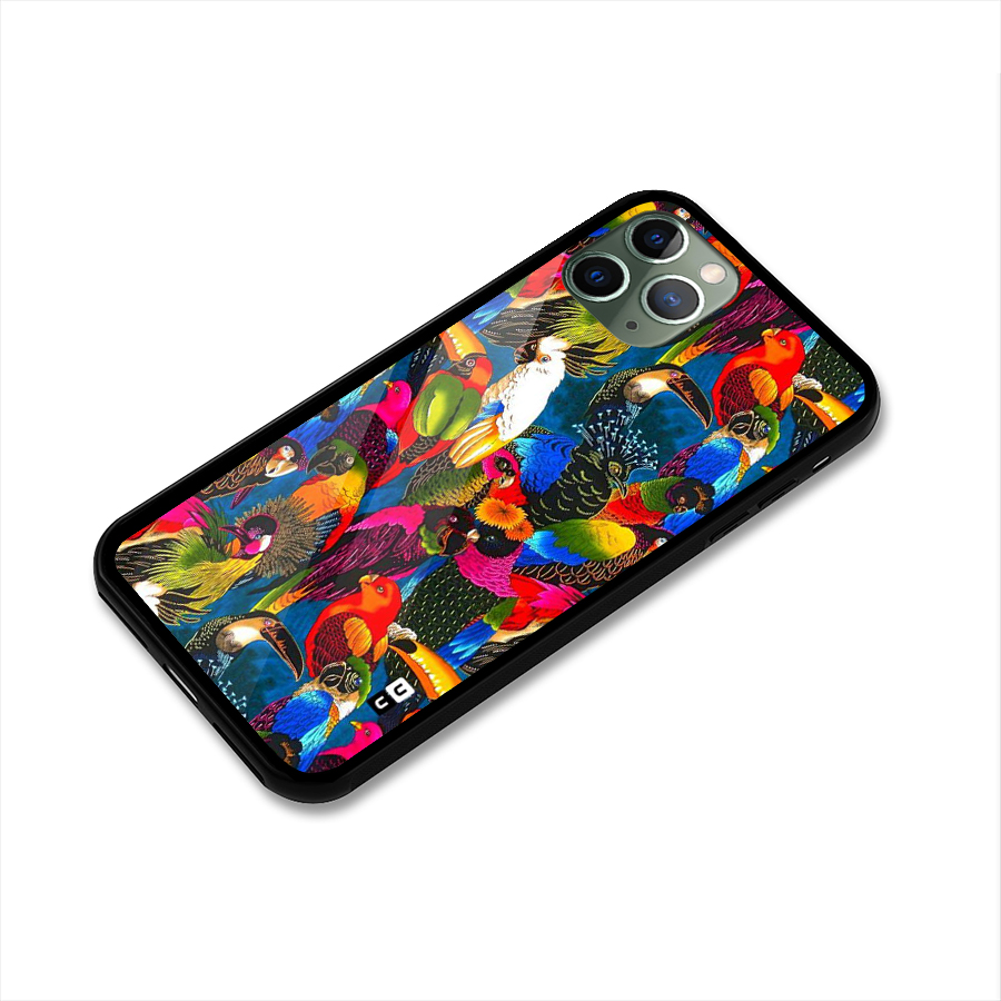 Parrot Art Glass Back Case for iPhone 11 Pro