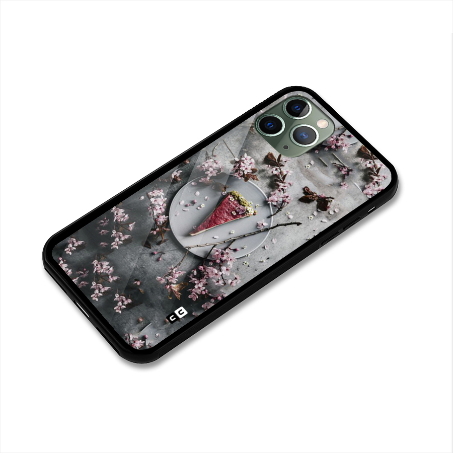 Pastry Florals Glass Back Case for iPhone 11 Pro