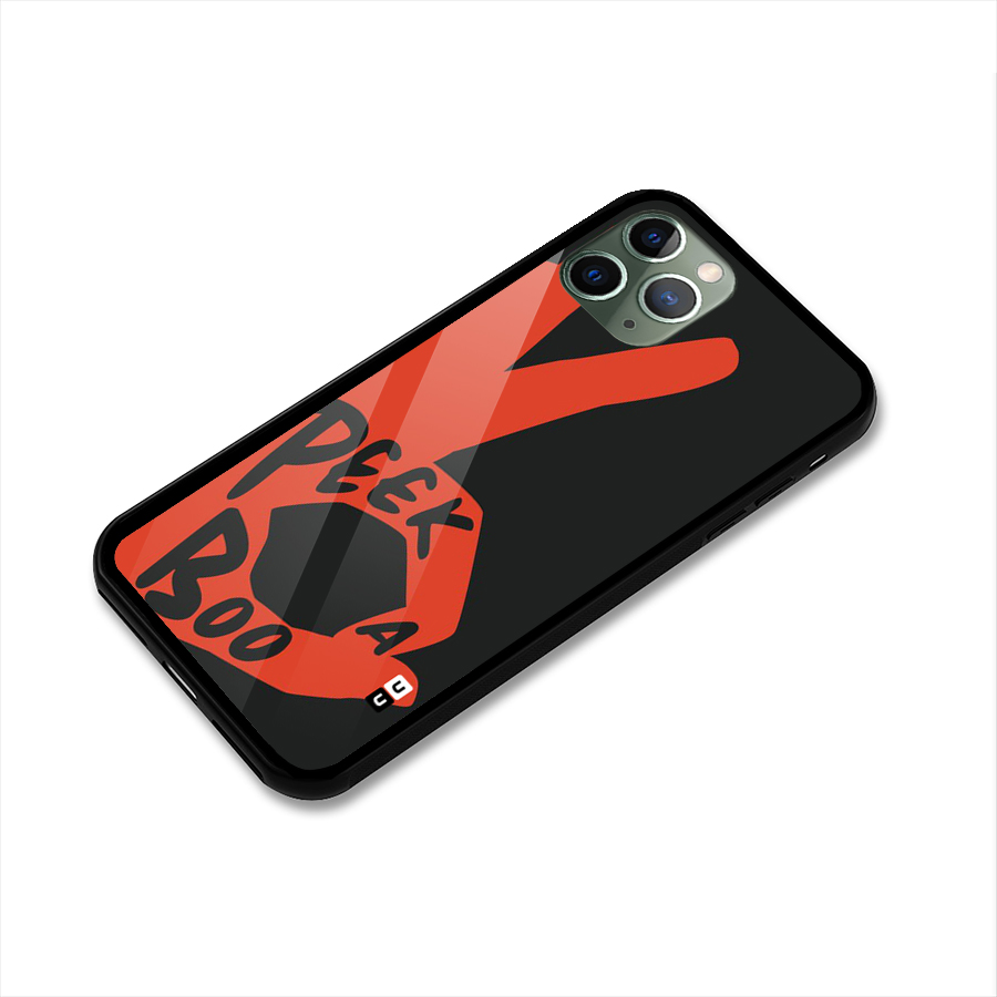 Peek-a-boo Glass Back Case for iPhone 11 Pro