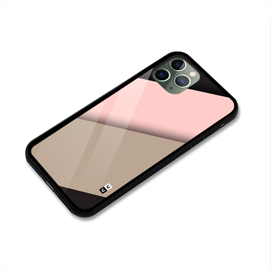 Pink Diagonal Glass Back Case for iPhone 11 Pro