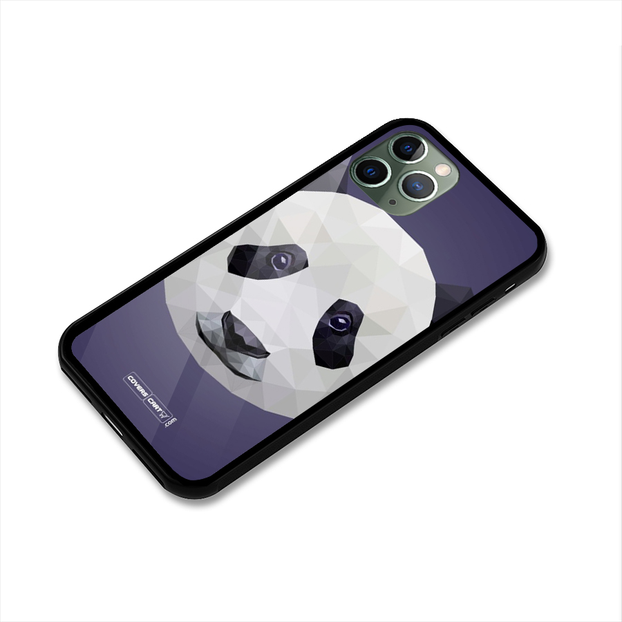Polygon Panda Glass Back Case for iPhone 11 Pro
