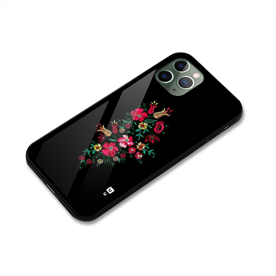 Pretty Allure Flower Glass Back Case for iPhone 11 Pro
