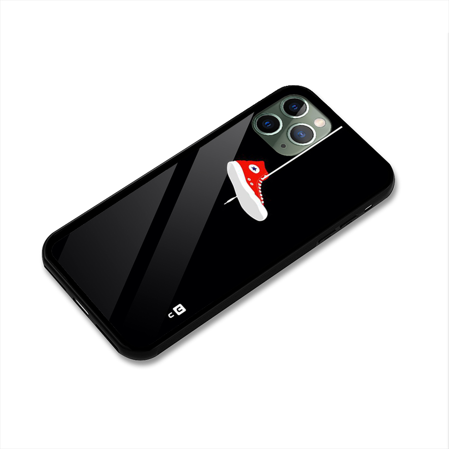 Red Shoe Hanging Glass Back Case for iPhone 11 Pro