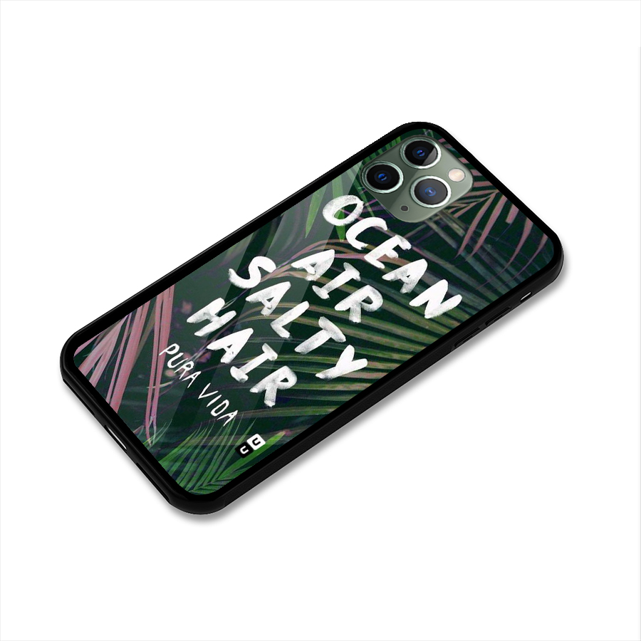 Salty Hair Glass Back Case for iPhone 11 Pro