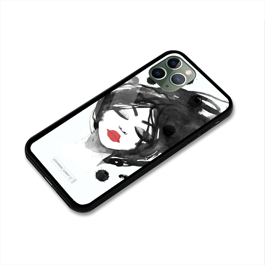 Sassy Girl Glass Back Case for iPhone 11 Pro