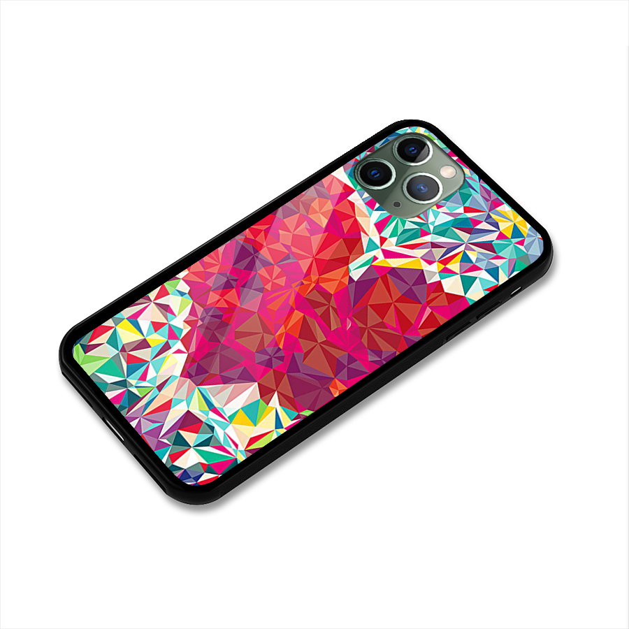 Scrumbled Heart Glass Back Case for iPhone 11 Pro