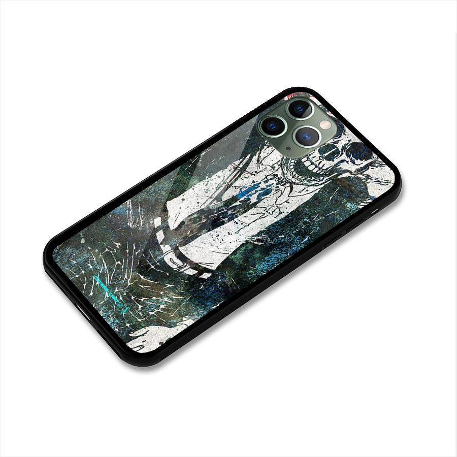 Skeleton in a Suit Glass Back Case for iPhone 11 Pro