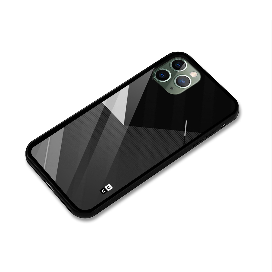 Slant Grey Glass Back Case for iPhone 11 Pro