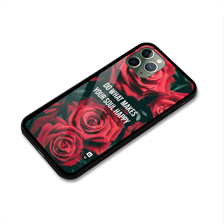 Soul Happy Glass Back Case for iPhone 11 Pro