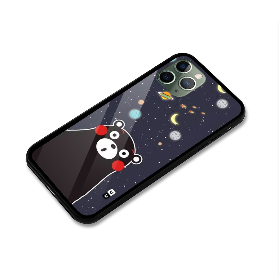 Space Bear Glass Back Case for iPhone 11 Pro