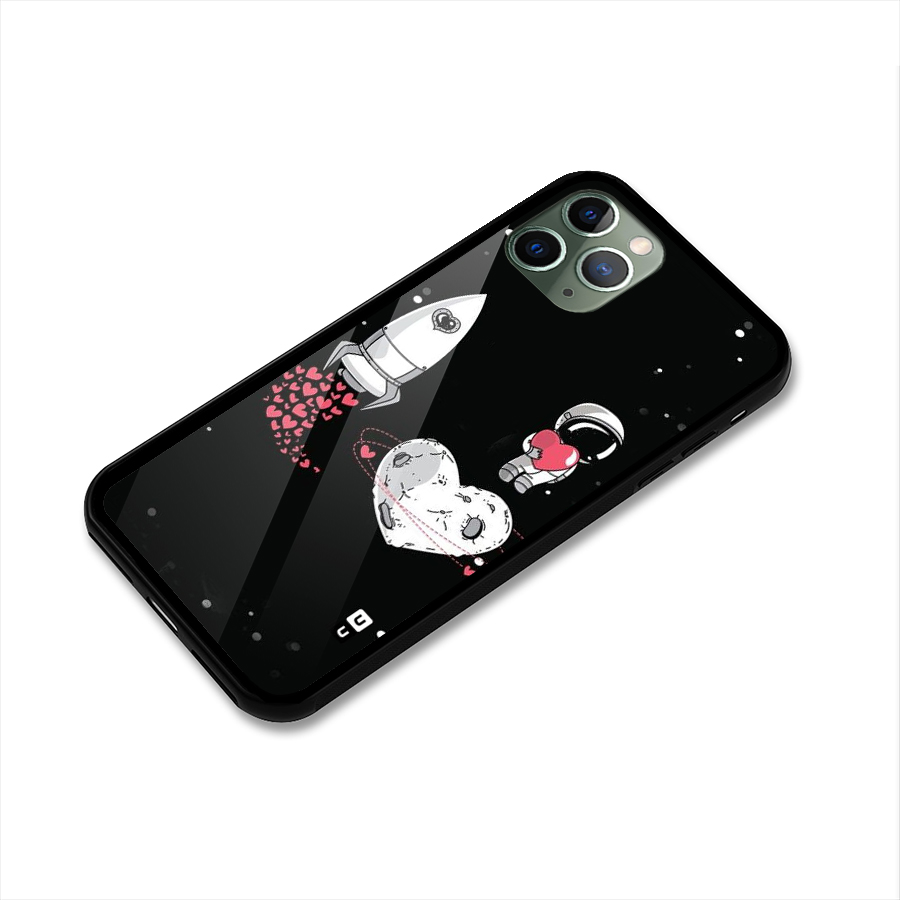 Spaceman Love Glass Back Case for iPhone 11 Pro