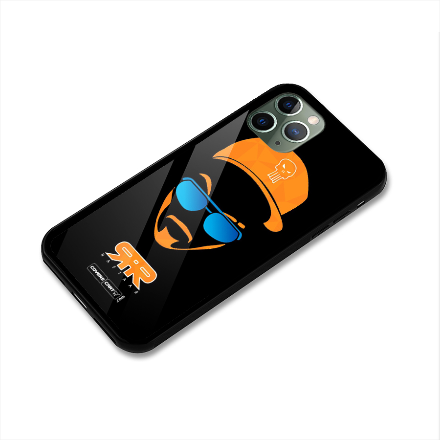 Special Raftaar Edition Orange Glass Back Case for iPhone 11 Pro