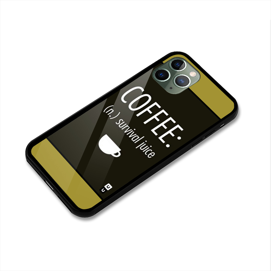 Survival Juice Glass Back Case for iPhone 11 Pro