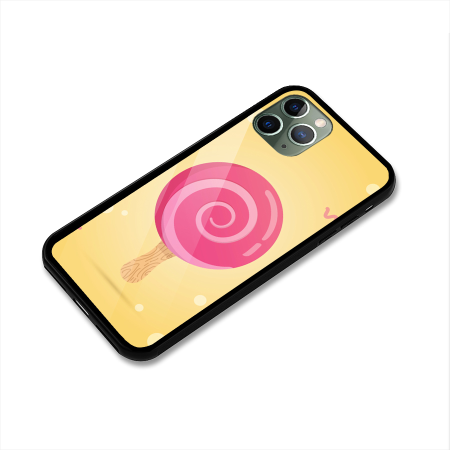 Swirl Ice Cream Glass Back Case for iPhone 11 Pro