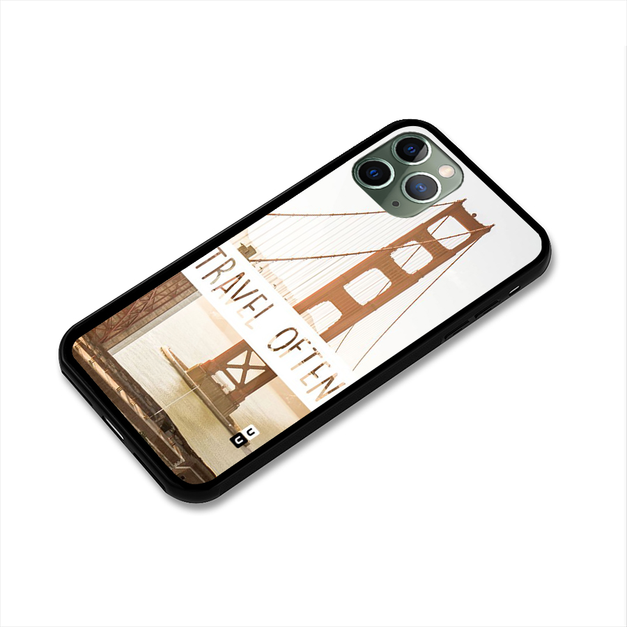 Travel Often Glass Back Case for iPhone 11 Pro
