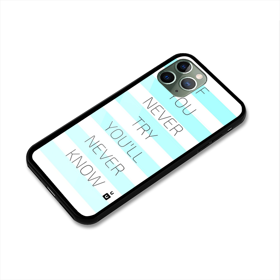 Try Know Glass Back Case for iPhone 11 Pro