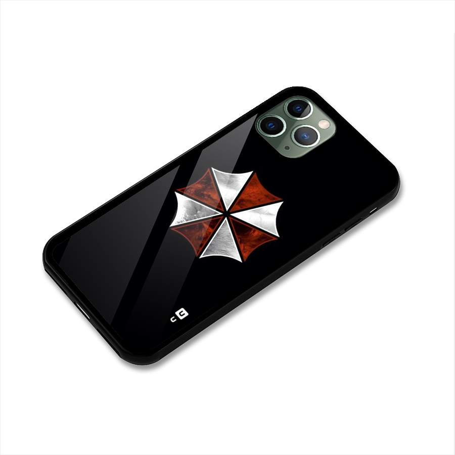 Umbrella Design Glass Back Case for iPhone 11 Pro