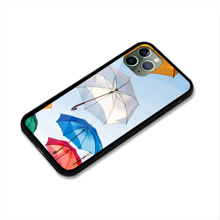 Umbrella Sky Glass Back Case for iPhone 11 Pro