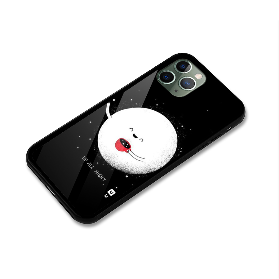 Up All Night Glass Back Case for iPhone 11 Pro