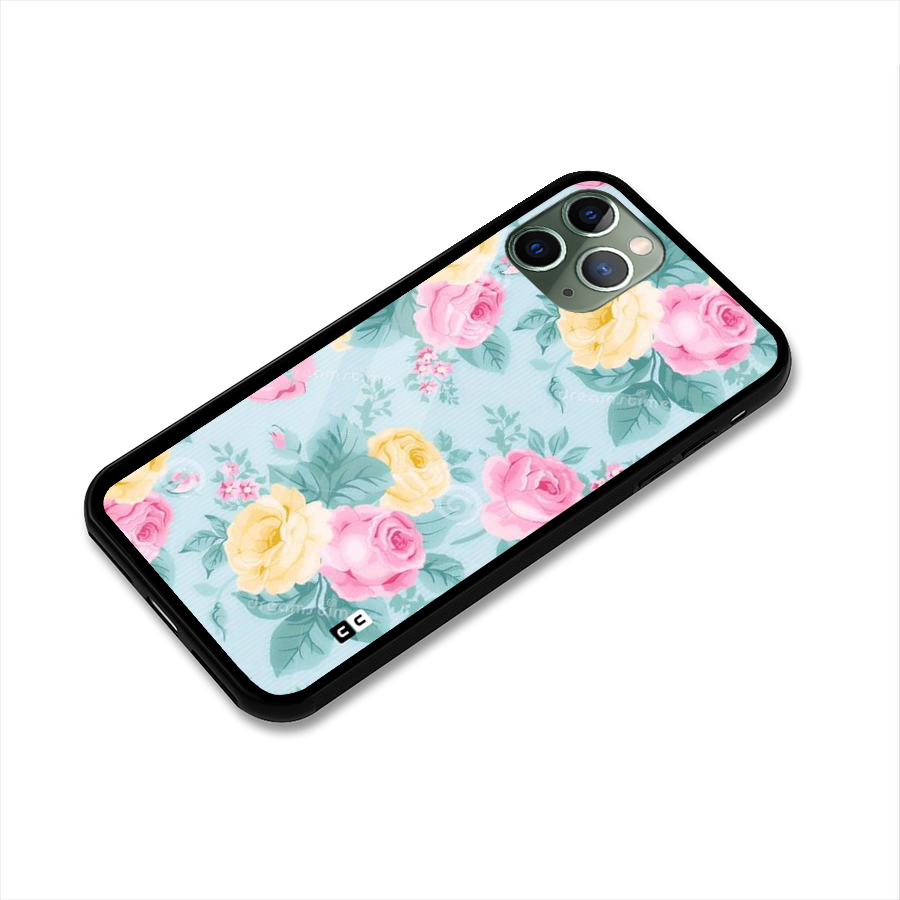 Vintage Pastels Glass Back Case for iPhone 11 Pro