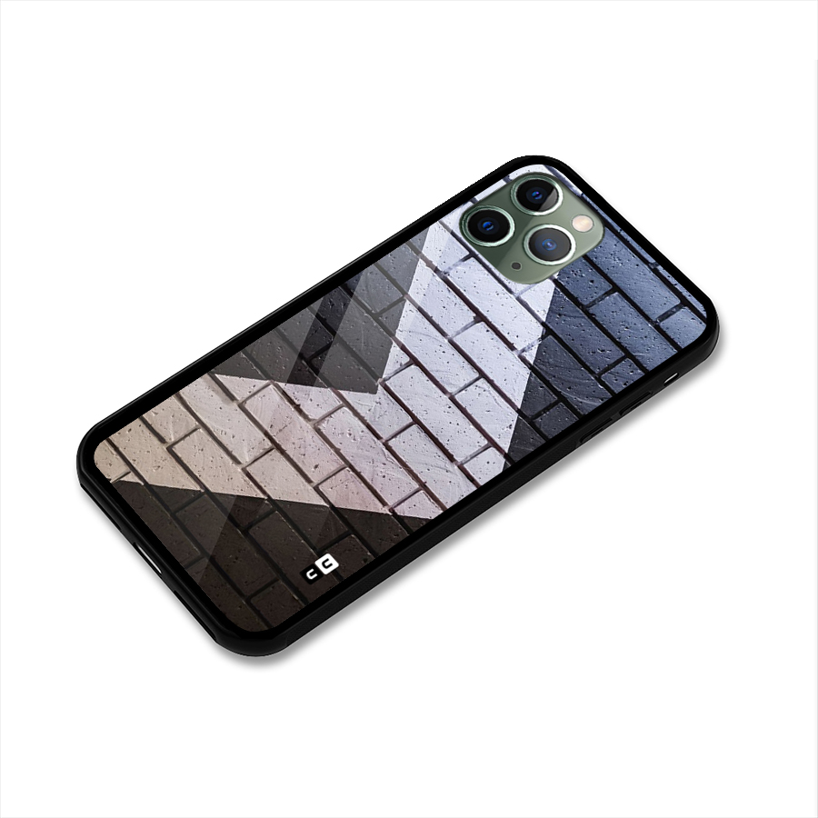 Wall Arrow Design Glass Back Case for iPhone 11 Pro