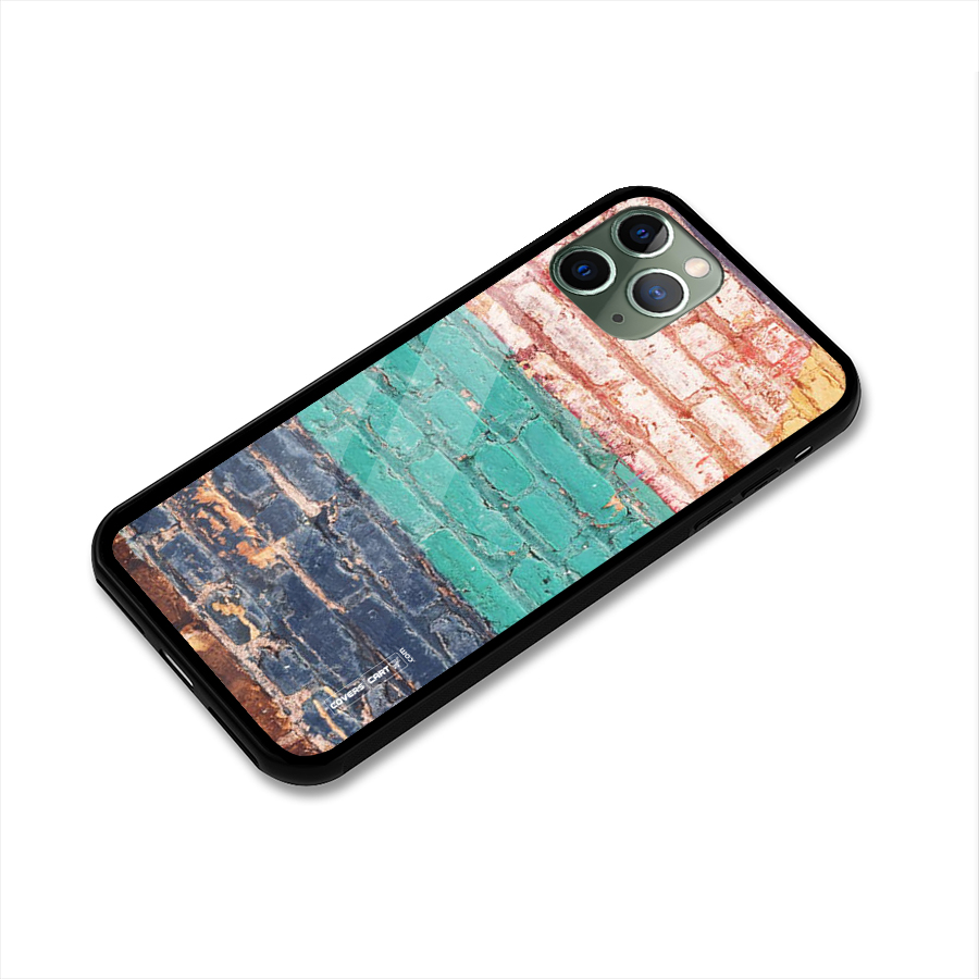 Wall Grafitty Glass Back Case for iPhone 11 Pro