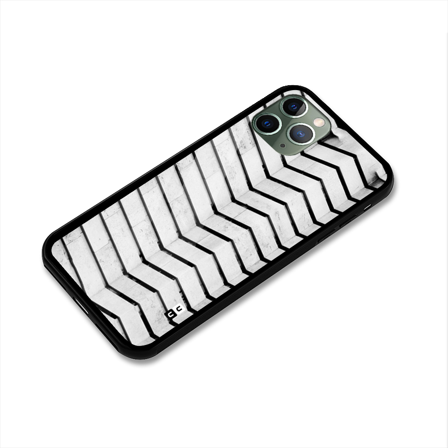 Wall Zig Zag Glass Back Case for iPhone 11 Pro