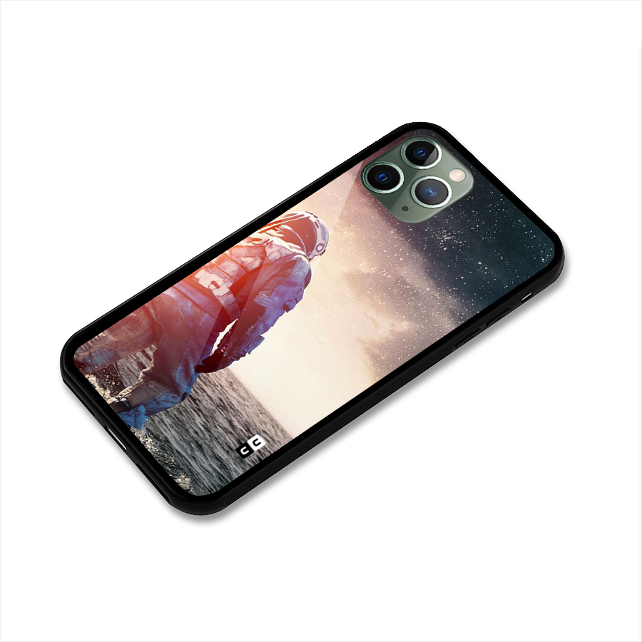 Water Astronaut Glass Back Case for iPhone 11 Pro