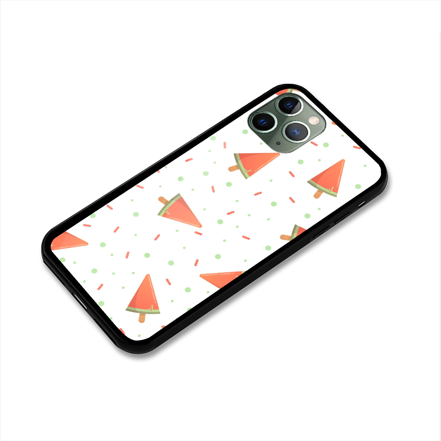 Watermelon Ice Creams Glass Back Case for iPhone 11 Pro