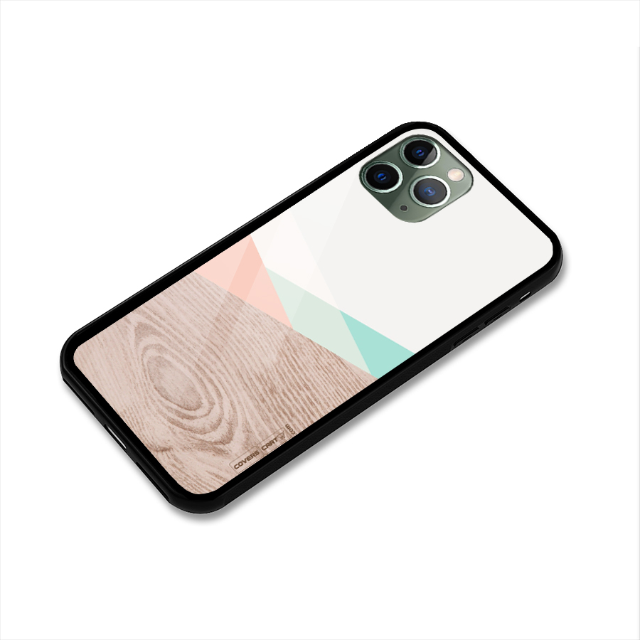 Wooden Fusion Glass Back Case for iPhone 11 Pro